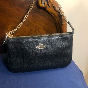 Coach Pebbled Leather Purse/Wristlet